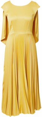 Closet London Kokteilové šaty  žltá
