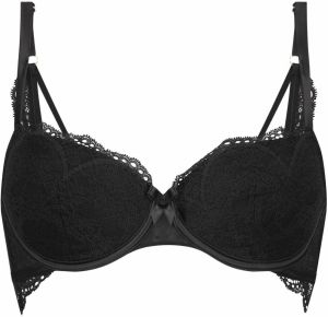 Hunkemöller Podprsenka 'Fleur'  čierna