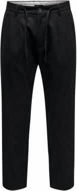 Only & Sons Plisované nohavice 'Dew Pax'  čierna