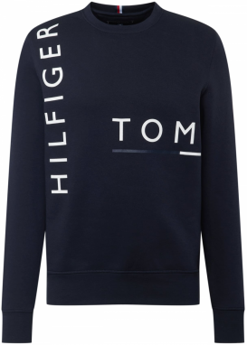 TOMMY HILFIGER Mikina  námornícka modrá / červená / biela