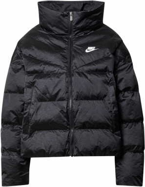 Nike Sportswear Prechodná bunda  čierna