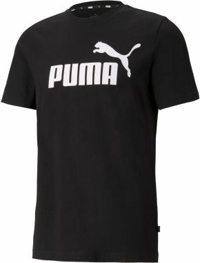 PUMA Funkčné tričko  čierna / biela