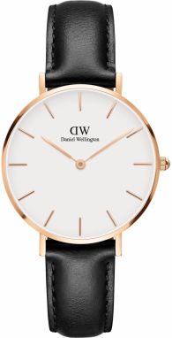 Daniel Wellington Analógové hodinky 'Classic Petite Sheffield DW00100174'  zlatá / čierna / biela