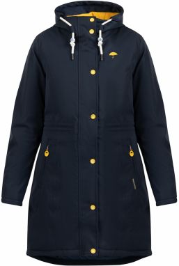 Schmuddelwedda Funkčný kabát  námornícka modrá / žltá