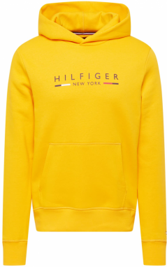 TOMMY HILFIGER Mikina 'New York'  tmavomodrá / zlatá žltá / červená / biela