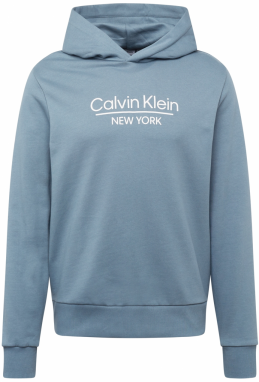 Calvin Klein Mikina  dymovo modrá / biela