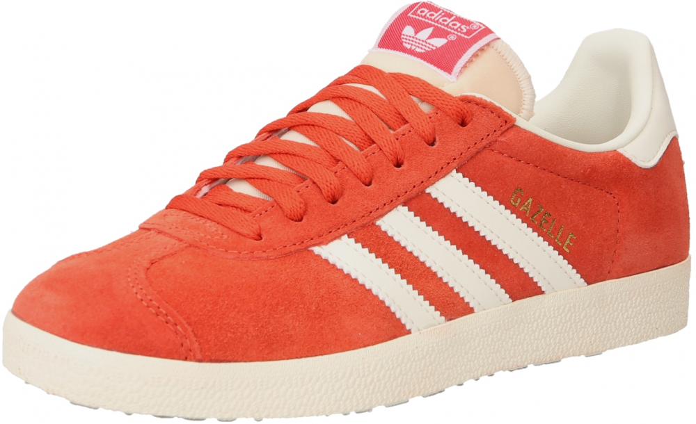 ADIDAS ORIGINALS Nízke tenisky 'Gazelle'  béžová / červená / čierna / šedobiela