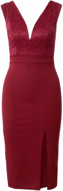 WAL G. Kokteilové šaty 'CELIA'  karmínovo červená