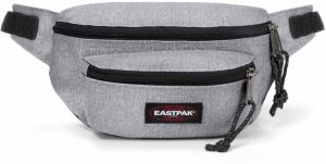 EASTPAK Ľadvinka 'Doggy'  sivá melírovaná / červená / čierna / biela