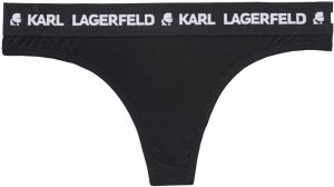 Karl Lagerfeld Tangá  čierna / biela