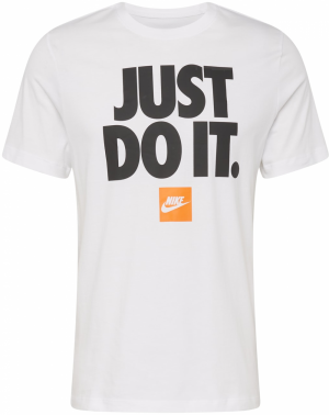 Nike Sportswear Tričko  oranžová / čierna / biela