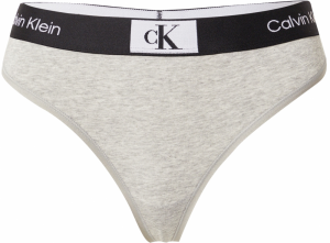 Calvin Klein Underwear Tangá  svetlosivá / čierna / biela