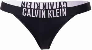 Calvin Klein Swimwear Bikinové nohavičky  čierna / biela