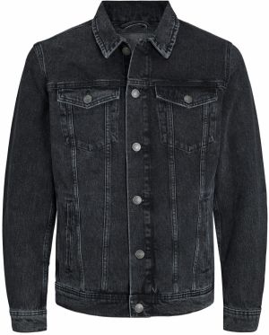 JACK & JONES Prechodná bunda 'Jean'  čierny denim