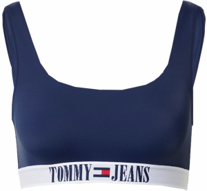 Tommy Jeans Bikinový top  námornícka modrá / červená / biela