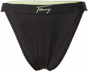 Tommy Jeans Bikinové nohavičky  svetlozelená / čierna