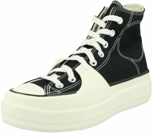 CONVERSE Členkové tenisky 'Chuck Taylor All Star Construct'  čierna / biela