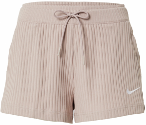 Nike Sportswear Nohavice  tmavošedá / biela