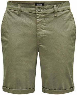 Only & Sons Chino nohavice 'Peter'  kaki