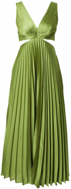 Abercrombie & Fitch Kokteilové šaty  zelená