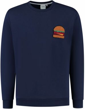 Shiwi Mikina 'Burger'  námornícka modrá / svetlohnedá / zelená / červená