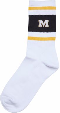 Urban Classics Ponožky  svetložltá / čierna / biela