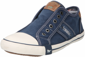 MUSTANG Slip-on obuv  modrá denim / hnedá / biela