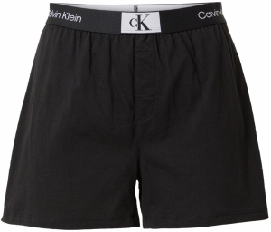 Calvin Klein Underwear Pyžamové nohavice  čierna / šedobiela