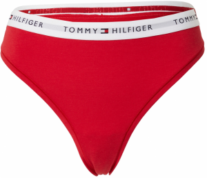 Tommy Hilfiger Underwear Tangá  námornícka modrá / krvavo červená / šedobiela