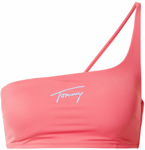 Tommy Jeans Bikinový top  svetlomodrá / ružová