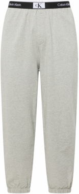 Calvin Klein Underwear Pyžamové nohavice  sivá / čierna / biela