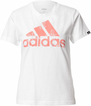 ADIDAS SPORTSWEAR Funkčné tričko  lososová / biela