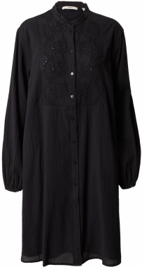 ESPRIT Košeľové šaty  čierna