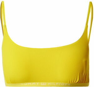 Tommy Hilfiger Underwear Bikinový top  žltá / biela