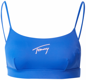 Tommy Jeans Bikinový top  modrá / biela