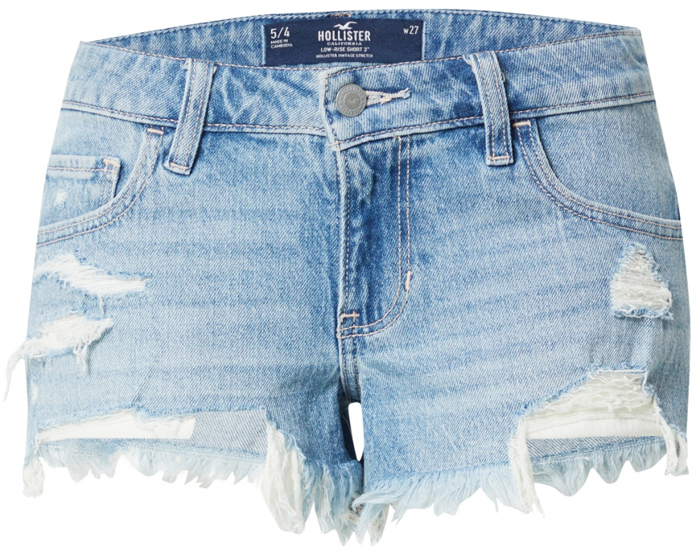 HOLLISTER Džínsy  modrá denim