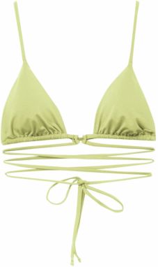 Pull&Bear Bikinový top  svetlozelená