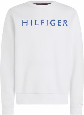 TOMMY HILFIGER Mikina  modrá / biela