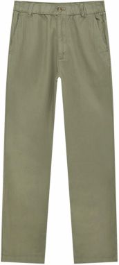 Pull&Bear Chino nohavice  kaki