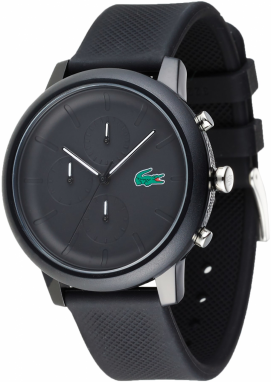 LACOSTE Analógové hodinky  zelená / čierna / strieborná