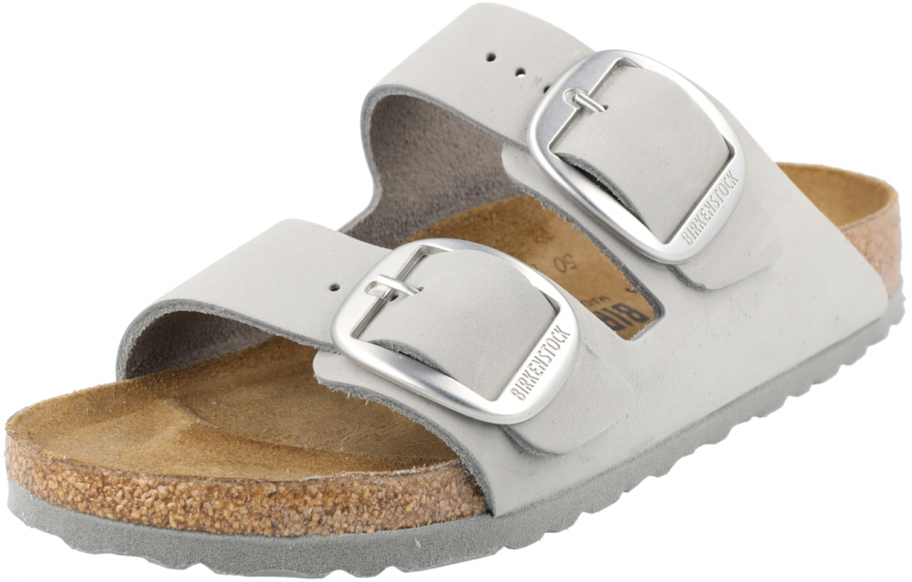 BIRKENSTOCK Šľapky 'Arizona Big Buckle'  svetlosivá