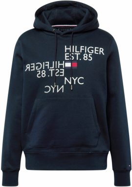 TOMMY HILFIGER Mikina  námornícka modrá / červená / biela