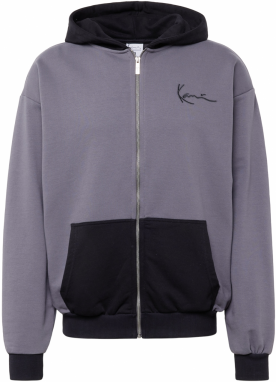 Karl Kani Tepláková bunda  sivá / zmiešané farby
