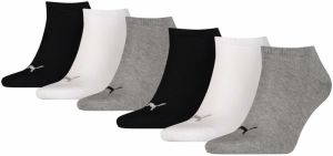 PUMA Ponožky  sivá melírovaná / čierna / biela