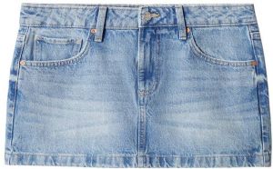 MANGO Sukňa 'AVERY'  modrá denim