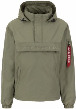 ALPHA INDUSTRIES Prechodná bunda  olivová / krvavo červená