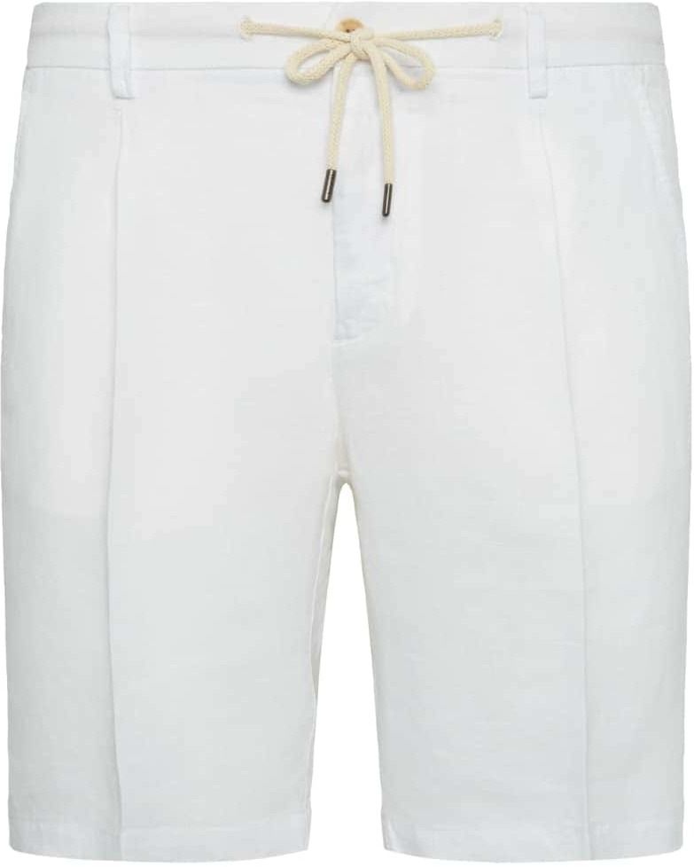 Boggi Milano Plisované nohavice  biela