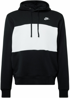 Nike Sportswear Mikina  čierna / biela