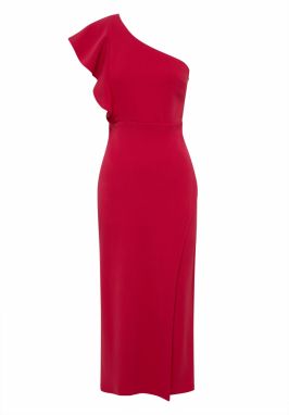 Tussah Kokteilové šaty 'ROSLINA'  purpurová