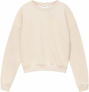 Pull&Bear Mikina  šedobiela